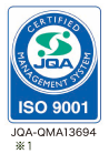 ISO9001 JQA-QMA13649マーク