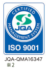 ISO9001 JQA-QMA16347マーク